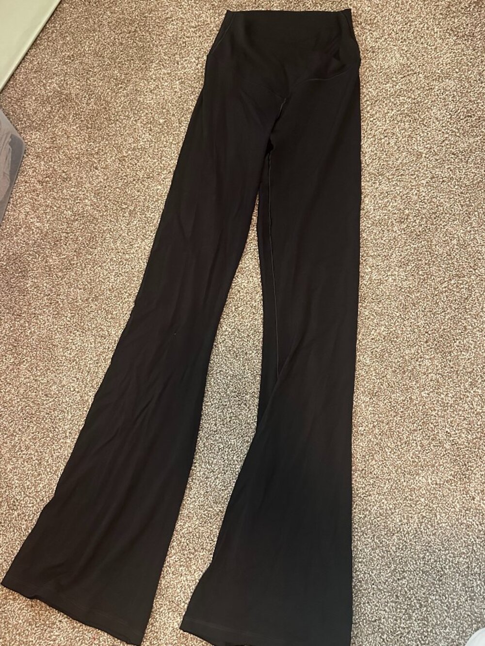 Offline by Aerie Crossover Flare Leggings Long Inseam Black Size M
